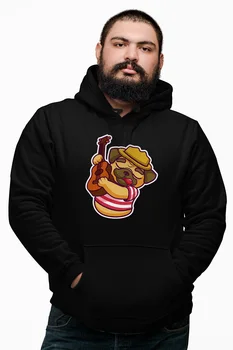 Angemiel Wear Plays Guitar Pug Black Male Hooded Sweatshirt
Angemiel Wear Plays Guitar Pug Black Male Hooded Sweatshirt