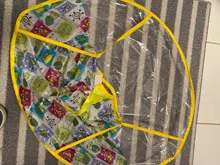 Capa de peluquero con dibujos animados para niños, capa de corte de pelo, bata, delantal para Barbero, accesorios de peluquero