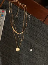 Collar con colgante de loto multicapa para mujer, cadena de cuello para mujer, collar llamativo para mujer, novedad, venta al por mayor