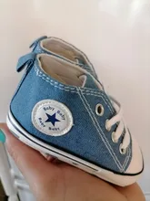 Zapatos deportivos clásicos de lona para bebés recién nacidos, calzado antideslizante de suela suave para primeros pasos, para invierno