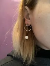 Juego de 5 pares de pendientes de Clip de estilo coreano, pendientes de Clip geométricos de estilo Simple sin perforaciones