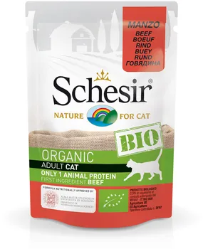 Schesir bio canned food for cats, beef 85g 12 PCs
Schesir bio canned food for cats, beef 85g 12 PCs
