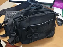 Bolsa de pesca multifuncional, aparejos de pesca, bandolera de un solo hombro, riñonera, Señuelos de Pesca, equipo, almacenamiento de utilidad, 1 Uds.