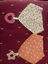 Baberos baberos Bandana para bebés para dentición y Baberos de algodón Super suave absorbente, juego de juguetes para dentición niño bebé alimentar Baberos