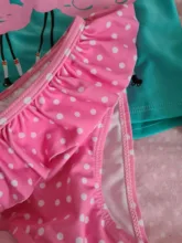 Conjunto de traje de baño de flamenco para niña, conjunto de 2 piezas de protección solar, conjunto de protección contra sarpullido, playera de manga larga para niña 2020