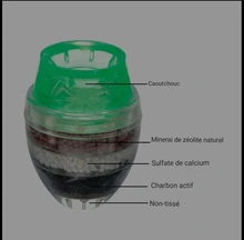 Purificador de filtro de limpieza de agua para cocina, 1 unidad, grifo de carbono para el hogar, Mini llave, Cartucho de filtración, 21-23mm, filtro de agua de carbono