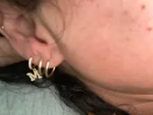 Pendiente de aro de Plata de Ley 925 con 26 letras de zirconia, pendientes de cartílago, hélice de perforación, aros joyería fina A30, 1 Uds.