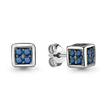 AQUAMARINE stud with nanosapfirami, Silver 925
AQUAMARINE stud with nanosapfirami, Silver 925