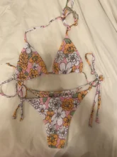 Sexy juego de Bikini estilo Push Up brasileño Tanga de baño vestido vendaje Bikinis mujeres de dos piezas traje de baño Micro Bikini