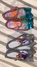 Disney-sandalias de princesa Elsa para niños y niñas, zapatos de animales, Mini Melissa, Lovely Melissa