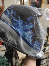 Casco de soldadura automático Solar, Máscara de Soldadura montada en la cabeza, tapa de soldadura de arco de argón, tapa plana de soldadura con casco de protección, medio helicoidal