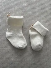 Calcetines gruesos de algodón para niños y niñas, zapatillas cálidas de felpa, 1 par