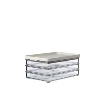 MEPAL kitchen pot Modula for fiambres with three trays ideal for storing in the fridge. Transparent Base and cover in color n
MEPAL kitchen pot Modula for fiambres with three trays ideal for storing in the fridge. Transparent Base and cover in color n