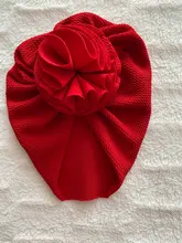 Hermosa flor bebé sombrero bebé niña sombrero turbante infantil de primavera niño gorra para Recién Nacido Bonnet, muestras de lazo sombrero