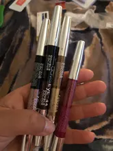 Lápiz Delineador de ojos, sombra de ojos con brillo, resaltador, Color duradero, resistente al agua, a prueba de sudor, doble punta, herramientas de belleza