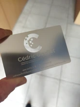 Tarjeta de visita de acero inoxidable con recorte convexo cóncavo personalizada, tarjeta de visita de metal, tarjeta de visita de Metal, tarjeta de membresía, desig