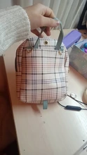 Vento Marea-Mini mochila cruzada para chica adolescente, bolso de hombro a cuadros para teléfono, estilo coreano, nueva moda