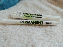 Rotulador aceitoso impermeable, bolígrafo de Gel de plástico para escribir y dibujar, color blanco, bricolaje, Album, grafiti, artículos de papelería, diario, 1 ud.