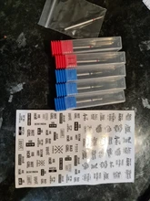 ERUIKA-taladro rotativo de 5 tipos de diamantes, accesorios para manicura, máquina eléctrica, herramientas de corte