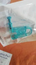Pistola de Piercing desechable para la oreja, herramienta para perforar la oreja, Asepsis indolora, Kit azul, sin inflamación, suministros para tatuaje