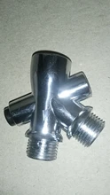 Shower Head Water Splitter Water Separator Adapter 1/2 Male Outlet Female Inlet 3 Way