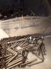 Nuts Bolts Screws Metric-Thread-Suit Hexagon M4 M2.5 Hex-Nut Carbon-Steel M1.6 M3 100pcs