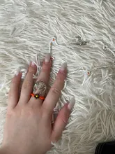 Anillo de perlas de imitación para mujer, sortija elástica de resina con cuentas azules y blancas, flor y corazón, anillo ajustable redondo para mujer, joyería Floral