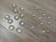 Cabujón de vidrio transparente para fabricación de joyería DIY, 10 Uds., cabujones redondos de espalda plana de 6/8/10/12/14/16/18/20/25/30mm