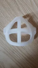 Soporte para mascarilla 3D, apoyo para la boca, ayuda a respirar, cojín interior, soporte de silicona de grado alimenticio, transpirable, 1 unidad