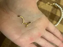 Pendiente de Aro para mujer, 1 Uds., Clip de circonio encantador, pendientes de oro, pendientes sin Piercing, joyería