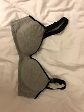 Gris sostenes de maternidad lactancia algodón embarazada lactancia materna embarazo ropa interior de las mujeres Sujetador de lactancia