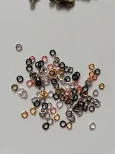 Lote de anillos de círculo abierto único abierto para hacer joyas, 50 Uds., gancho de cierre de langosta o 300 Uds.