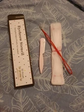 Preparando la equilibrado plantilla cejas maquillaje 8 In1 ojo mágico frente clase guía de dibujo de tarjeta con plantilla ayudante