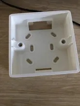 86*86mm montado en la pared caja de conexiones para termostato temperatura Caja del controlador estuche protector