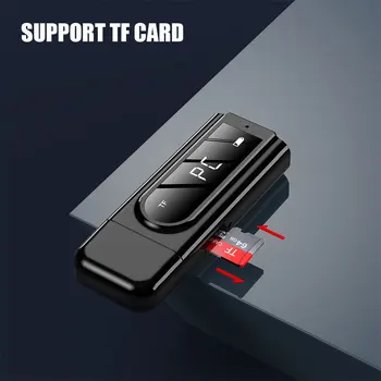 Universal FM Transmitter Speaker Radio Car LED Display Bluetooth Receiver AUX Handsfree TF Card MP3 Player FM Adapter
Universal FM Transmitter Speaker Radio Car LED Display Bluetooth Receiver AUX Handsfree TF Card MP3 Player FM Adapter