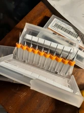 XCAN 0.8mm 10pcs/lot Carbide Micro Drill Bits CNC PCB Drill Bit Set