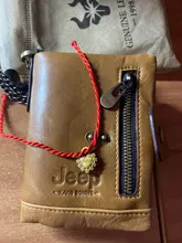 Cartera de piel auténtica con doble cremallera para mujer, monedero pequeño con cierre, tarjetero de identificación