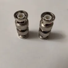 Adaptador macho a macho BNC, conectores RG59, acoplador Coaxial para cámara CCTV