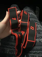 Cinturón de resistencia para Yoga, bandas elásticas de látex para estiramiento, Fitness, gimnasia, entrenamiento, Pilates, gimnasio en casa