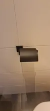 Roll-Holder Toilet-Paper Kitchen-Accessory Stainless-Steel Bathroom Black-Design Wall-Mounted