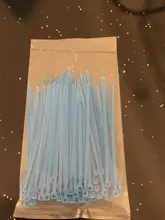 Xingo-Tirantes de Cable de nailon de bloqueo automático, 100mm, 100 Uds., Cable de plástico de colores, brida con cremallera, 18 lbs, certificado UL, Rohs