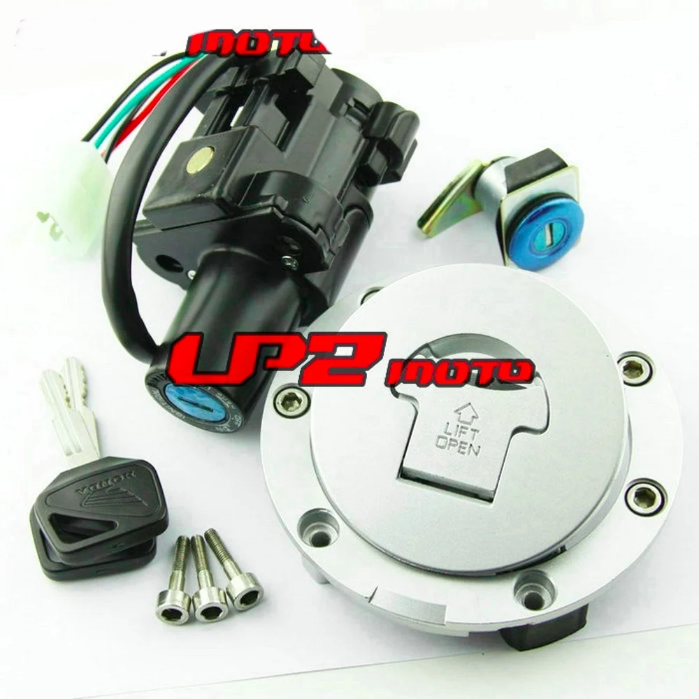 

Ignition Switch Fuel Gas Cap Seat Lock Key Set for Honda CBF500 04-05 CBF600 04-09 CBF1000 06-10 CB900F 919 Hornet 02-07