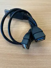 Onvian USB 3,0 Cable divisor USB 3,0 macho A Dual USB A hembra Jack Y Hub USB del cargador del divisor Y transferencia de datos Cable de extensión