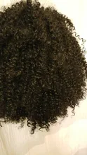 Afro corto rizado pelucas con flequillo para las mujeres negras rubia marrón Cosplay sintético Africana pelucas resistente al calor Lizzy
