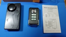 Alarma antirrobo con Control remoto inalámbrico para seguridad del hogar, Detector de vibración para motocicleta, puerta ventana