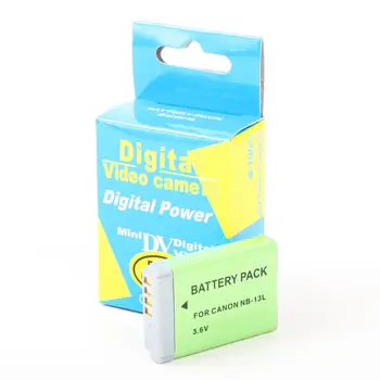 NB-13L NB13L rechargeable 3.6V 1250mAh lithium Ion battery for Canon PowerShot G5X G7X G9X G7X Mark II G9 X SX620 SX720 SX730HS
NB-13L NB13L rechargeable 3.6V 1250mAh lithium Ion battery for Canon PowerShot G5X G7X G9X G7X Mark II G9 X SX620 SX720 SX730HS