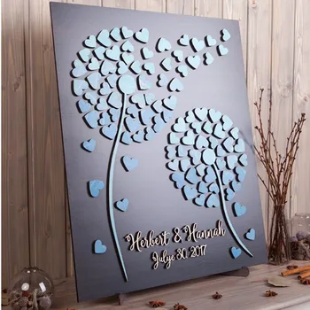 Custom Dandelions Theme 3D Wedding Guest Book alternative Hearts Wedding Engagement Bachelorette party Guestbook Wedding Gift 
Custom Dandelions Theme 3D Wedding Guest Book alternative Hearts Wedding Engagement Bachelorette party Guestbook Wedding Gift