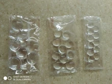 Cabujón de vidrio transparente para fabricación de joyería DIY, 10 Uds., cabujones redondos de espalda plana de 6/8/10/12/14/16/18/20/25/30mm