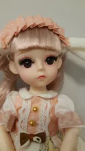 Muñeca Bjd de 30CM, vestido de Lolita, 15 articulaciones móviles, traje escolar, maquillaje, muñeca Bjd artesanal, los mejores regalos para niña, juguete de Animal BJD