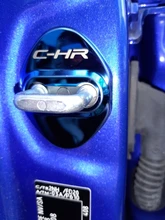 Doofato-cubierta de cerradura de puerta para coche, accesorios con logotipo de la cerradura de la puerta protectora, emblemas, para Toyota C-HR CHR 2018 2019 2020, 4 Uds.